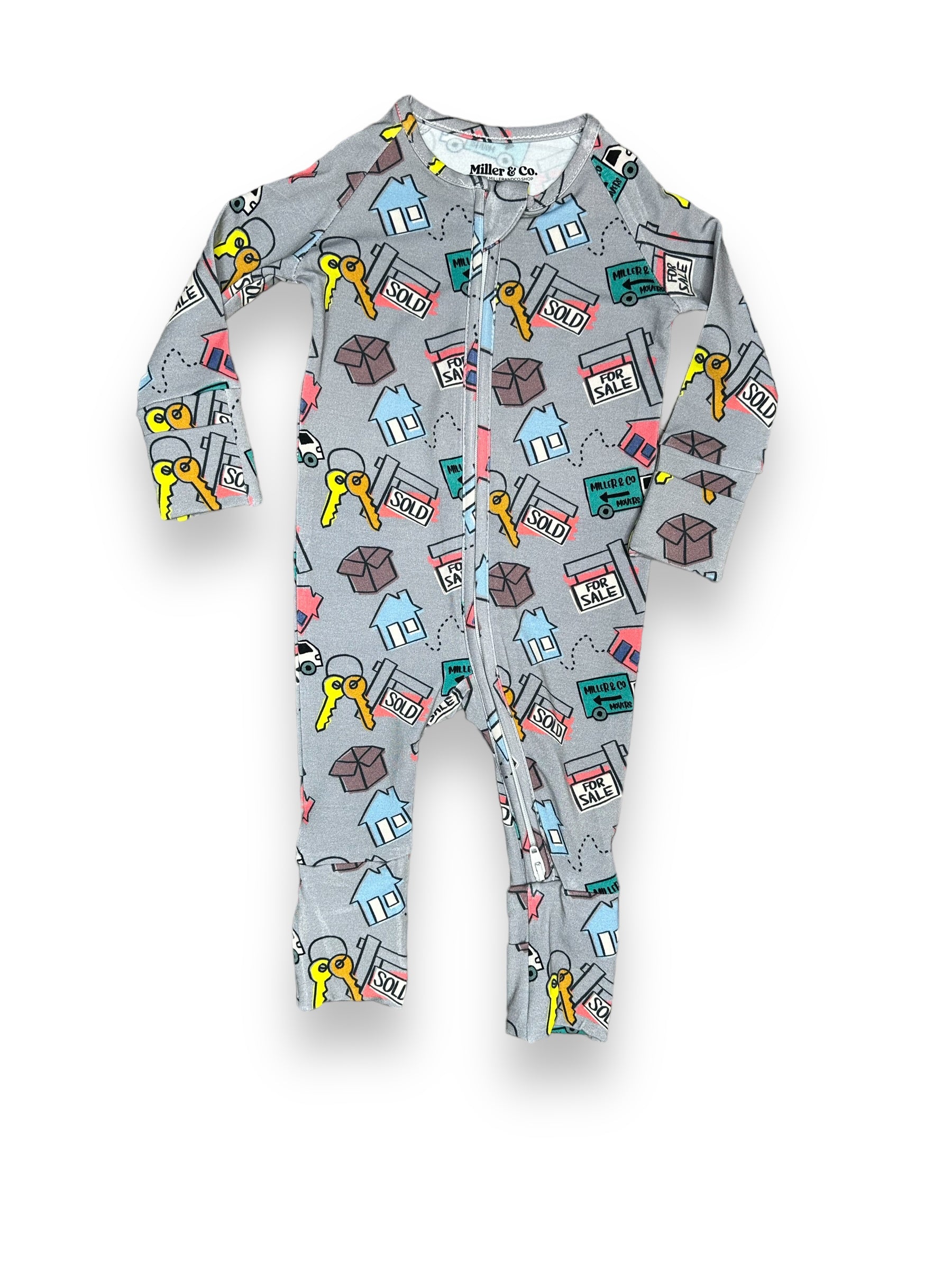 Macaron & and Me Bamboo Footie Sleeper PJ 2T Zipper selling Bundle Set of 6