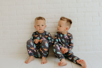 Bamboo Two Piece Pajama Set, Bugs