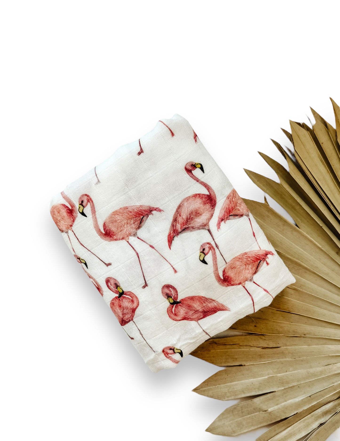 Muslin Swaddle, Flamingo