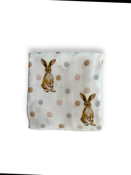 Muslin Swaddle, Bunny