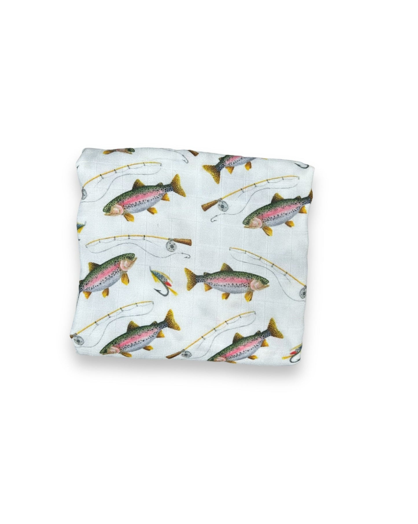 Muslin Swaddle, Gone Fishing