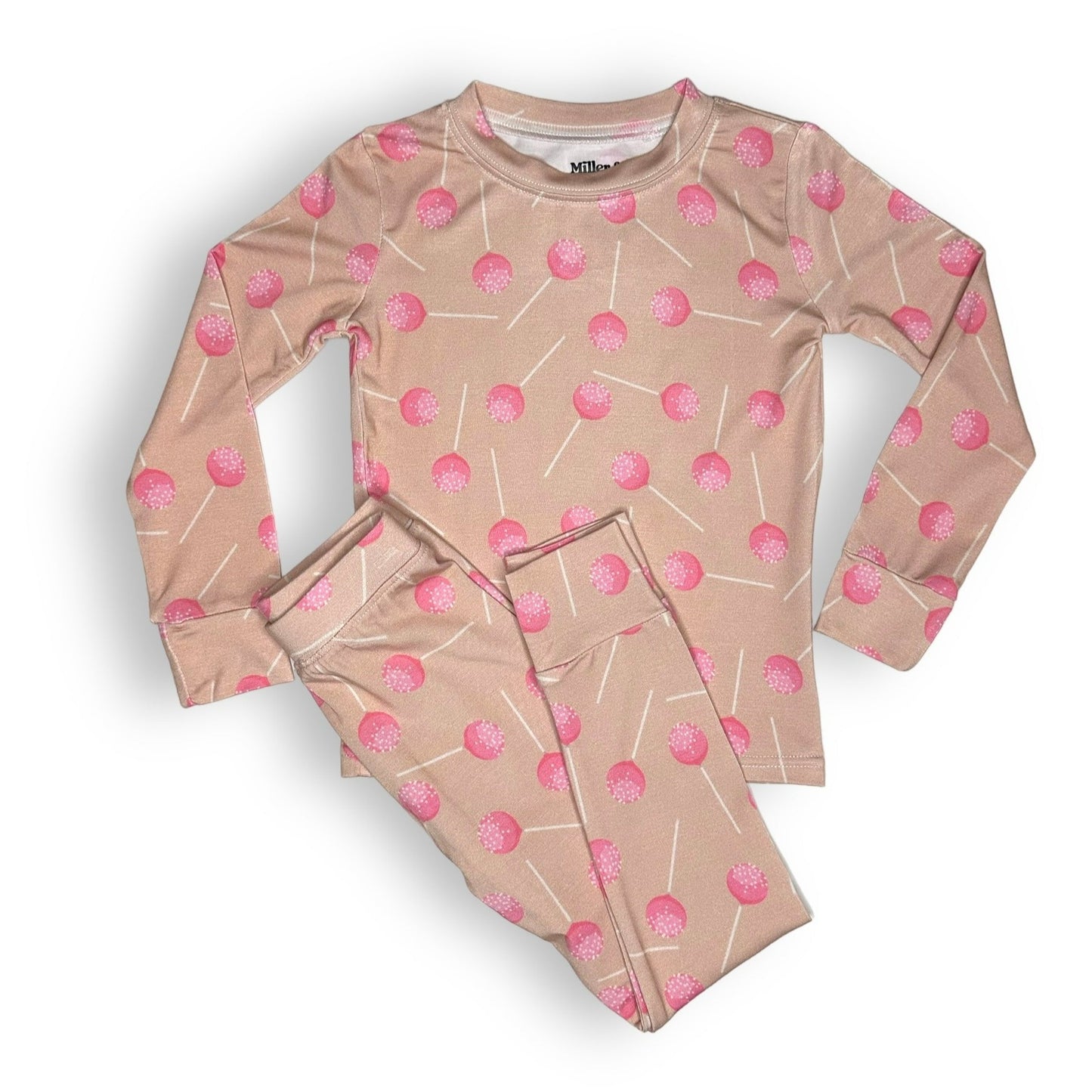 Bamboo Two Piece Pajama Set, Cake Pop