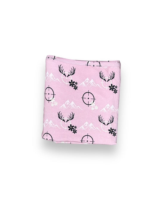 Bamboo Spandex Swaddle, Pink Hunter