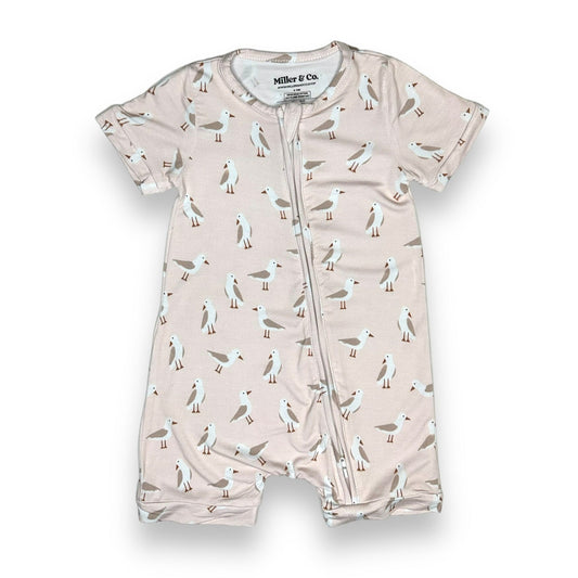 Bamboo Romper, Seagull