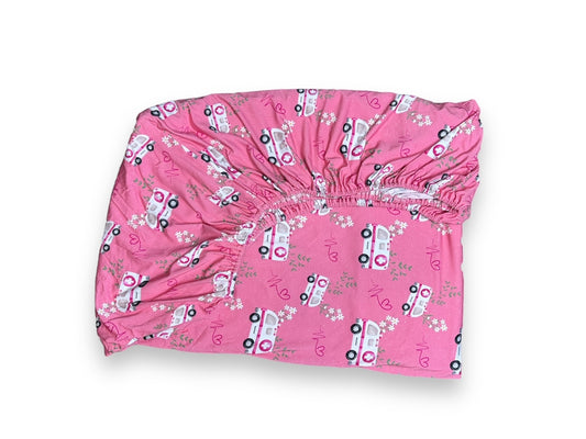 Crib Sheet, Pink EMS