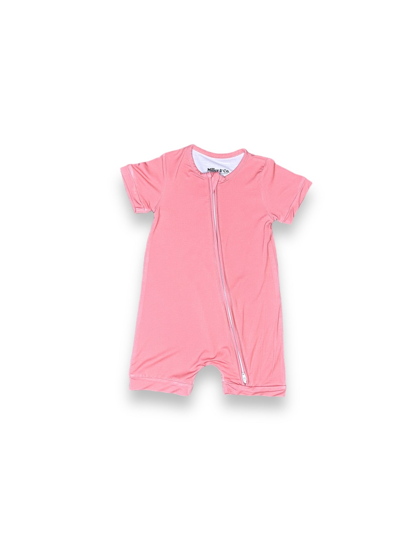 Solid Pink Firefighter, Romper