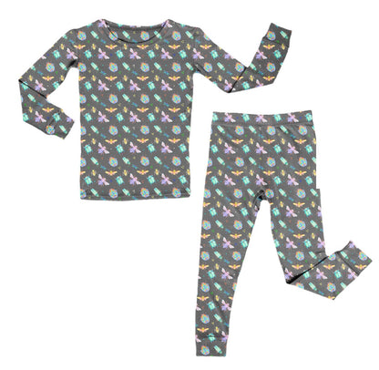 Bamboo Two Piece Pajama Set, Bugs