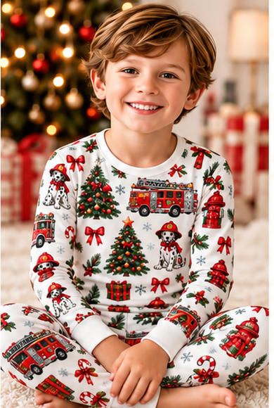 Christmas Fire Two-Piece Set