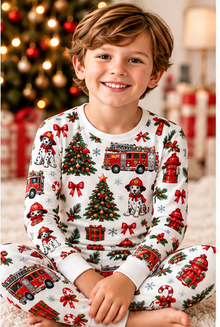 Christmas Fire Two-Piece Set