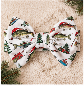 Christmas Fishing Bow