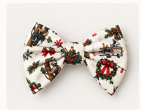 Christmas Lineman Bow