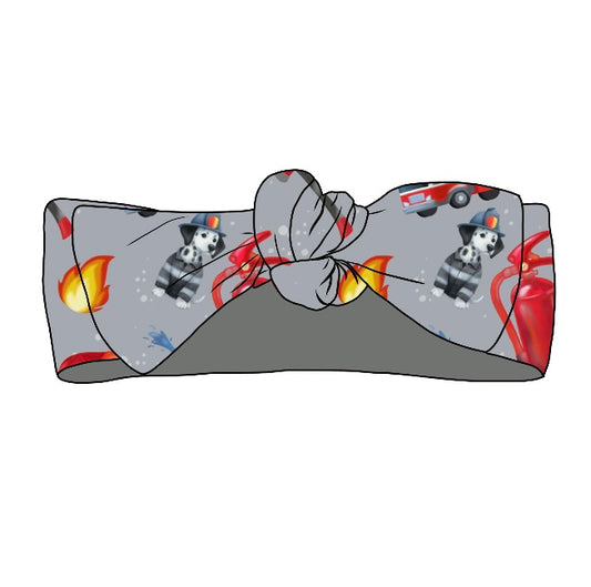 Firefighting Dalmatian, Headband Bow