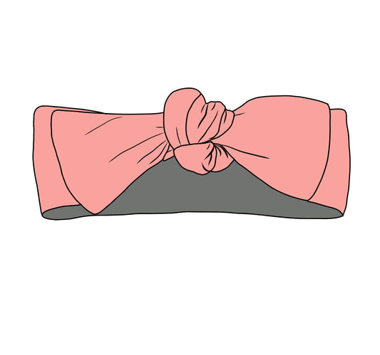 Solid Pink Firefighter, Headband Bow