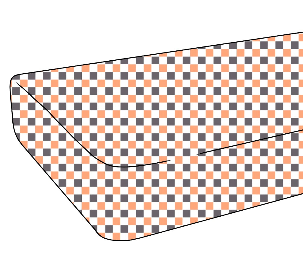 Checkered Boo Halloween, Crib Sheet