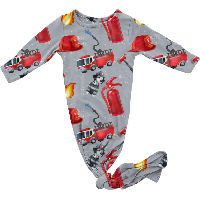 Firefighting Dalmatian, Knotted Gowns