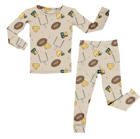 Bamboo Two Piece Pajama Set, Go Pack