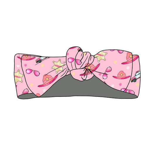 Pink Sheriff, Headband Bow