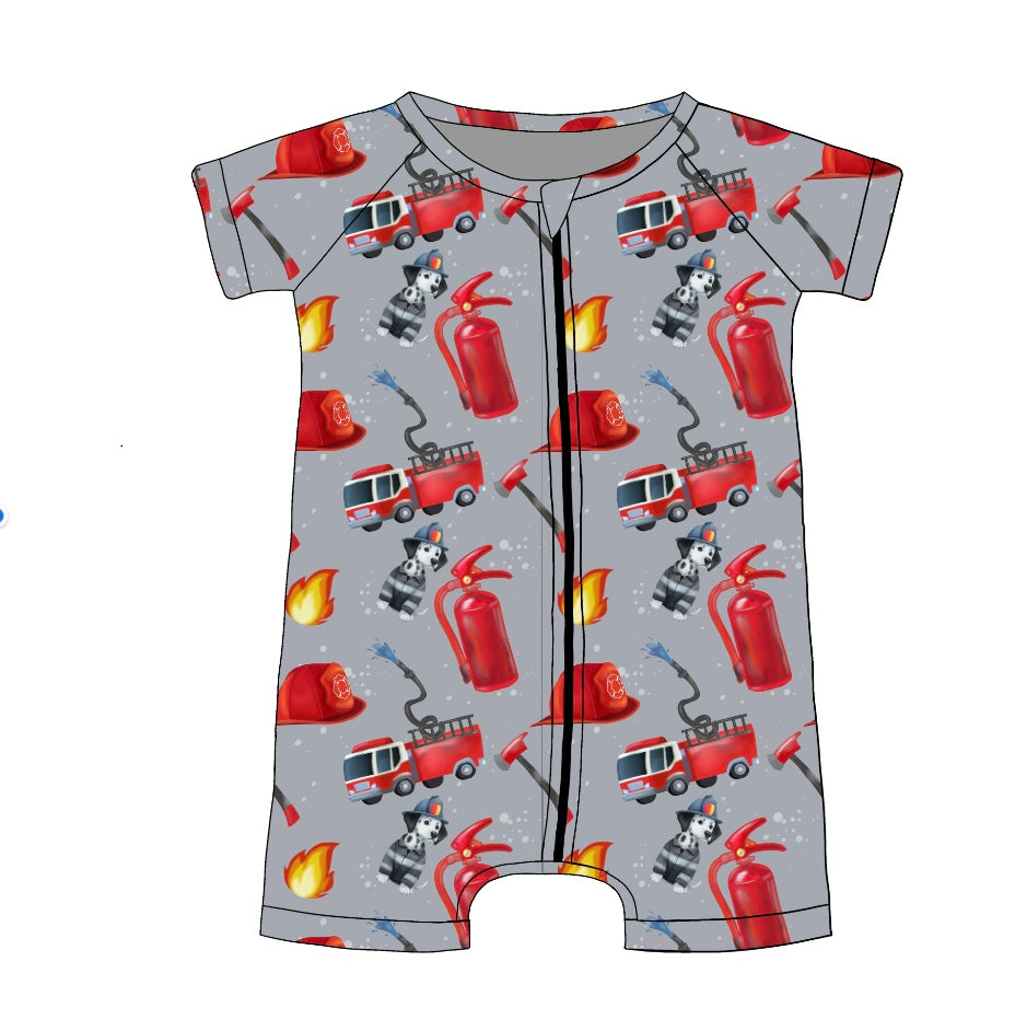 Firefighting Dalmatian, Romper