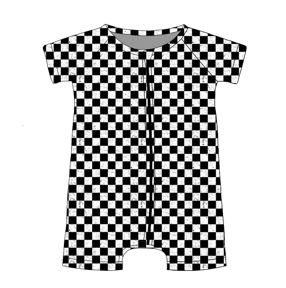 Checkered Racecar, Romper